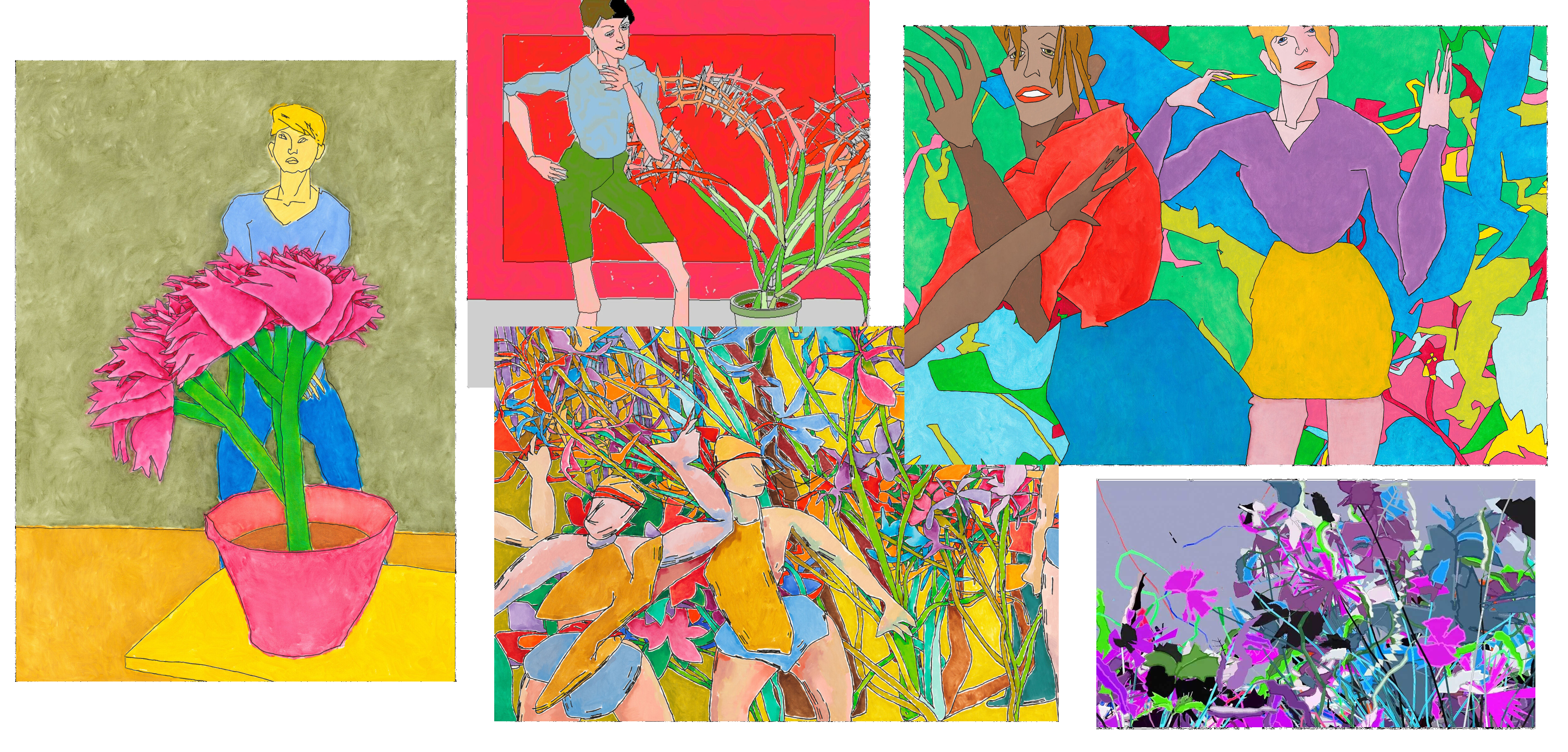 Examples of AARON generated images